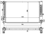 NRF 539504 Radiator, engine cooling