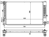 NRF 539504 Radiator, engine cooling