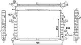 NRF 53082 Radiator, engine cooling