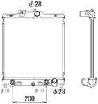 NRF 536355 Radiator, engine cooling