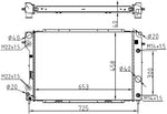 NRF 53104 Radiator, engine cooling