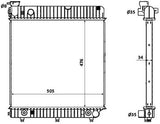 NRF 53875 Radiator, engine cooling