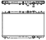 NRF 509653 Radiator, engine cooling