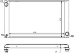 NRF 53726 Radiator, engine cooling