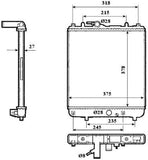 NRF 53862 Radiator, engine cooling