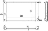 NRF 53926 Radiator, engine cooling