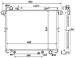 NRF 53919 Radiator, engine cooling