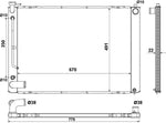 NRF 53974 Radiator, engine cooling