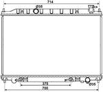 NRF 53407 Radiator, engine cooling