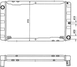 NRF 505405 Radiator, engine cooling