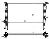 NRF 53011 Radiator, engine cooling