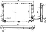 NRF 51321 Radiator, engine cooling