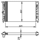 NRF 54694 Radiator, engine cooling