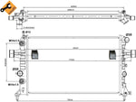 NRF 50562 Radiator, engine cooling