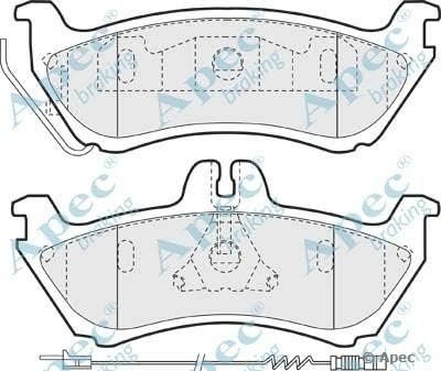 AUTOMOTIVE POWER EQUIPMENT CO PAD1199 Brake Pad