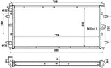 NRF 509514 Radiator, engine cooling