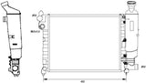 NRF 58807 Radiator, engine cooling