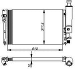 NRF 58805 Radiator, engine cooling