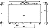 NRF 53779 Radiator, engine cooling