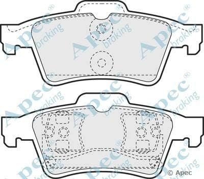 AUTOMOTIVE POWER EQUIPMENT CO PAD1195 Brake Pad