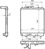 NRF 53825 Radiator, engine cooling