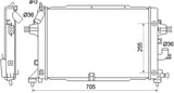 NRF 53145 Radiator, engine cooling