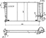 NRF 50412 Radiator, engine cooling