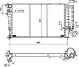 NRF 50412 Radiator, engine cooling