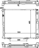 NRF 516573 Radiator, engine cooling