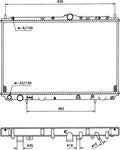 NRF 509518 Radiator, engine cooling