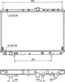 NRF 509518 Radiator, engine cooling