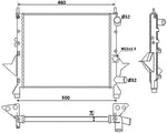 NRF 519513 Radiator, engine cooling