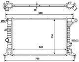 NRF 509516 Radiator, engine cooling