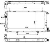 NRF 58957 Radiator, engine cooling