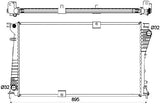 NRF 53123 Radiator, engine cooling