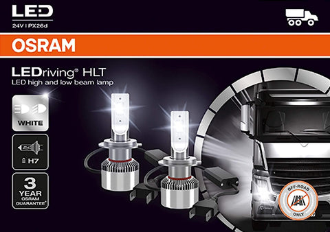 OSRAM LEDrivingHLT, H1, 24V Truck LED headlamps, Off-road only, non EC –  BFC Motor Parts