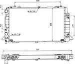 NRF 50528 Radiator, engine cooling