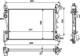 NRF 53981 Radiator, engine cooling