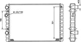 NRF 509520 Radiator, engine cooling