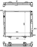 NRF 53872 Radiator, engine cooling