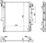 NRF 53909 Radiator, engine cooling