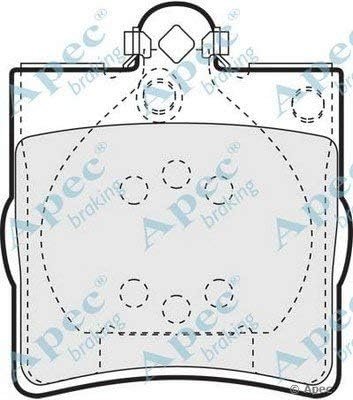 AUTOMOTIVE POWER EQUIPMENT CO PAD1063 Brake Pad