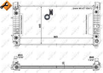 NRF 56008 Radiator, engine cooling