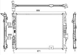 NRF 53133 Radiator, engine cooling