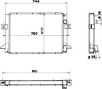 NRF 52003 Radiator, engine cooling