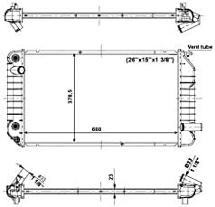 NRF 56005 Radiator, engine cooling