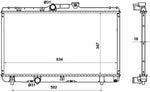 NRF 507594 Radiator, engine cooling