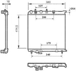 NRF 53837 Radiator, engine cooling