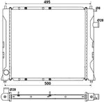 NRF 58107 Radiator, engine cooling