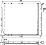 NRF 58107 Radiator, engine cooling